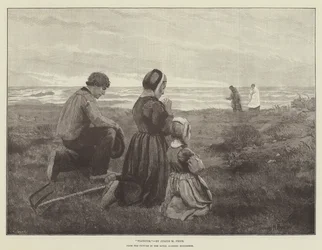 Viaticum, aus dem Bild in der Royal Academy Ausstellung